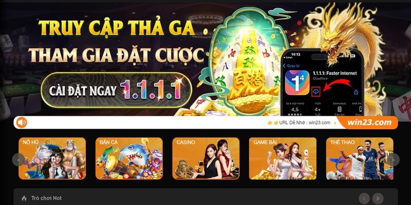 Đăng Ký 23WIN - Hướng Dẫn Thao Tác Đơn Giản Dễ Hiểu Nhiều bet thủ vì mạng kém nên không truy cập được